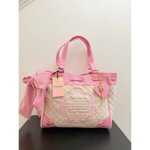 Juicy Couture Juicy Tale Tote Daydreamer Bag- Sandstone Pink NWT